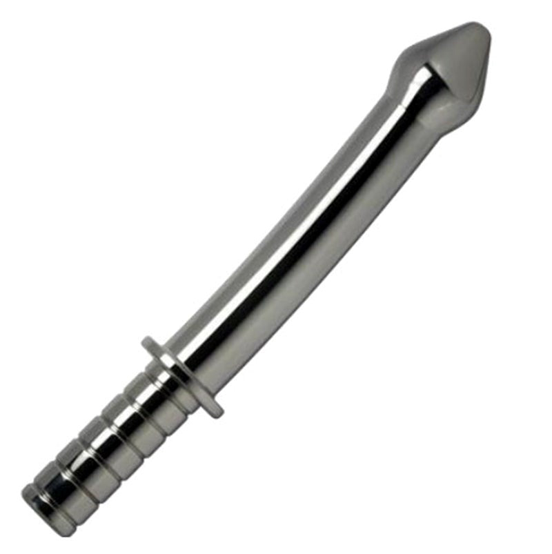 Stainless Steel Phallic Baton Dildo - - Anal Dildos