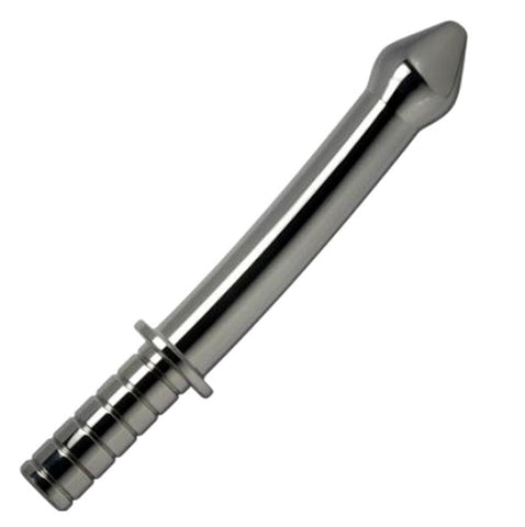 Stainless Steel Phallic Baton Dildo - Anal Dildos