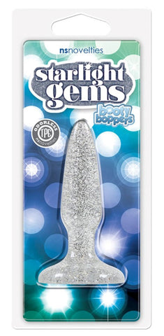 Starlight Gems Booty Boppers Mini Clear - Butt Plugs