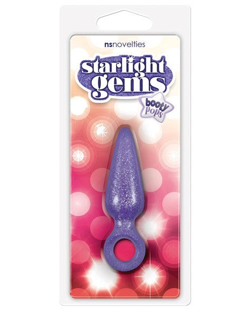 Starlight Gems Booty Pops Medium Purple - - Prostate Toys