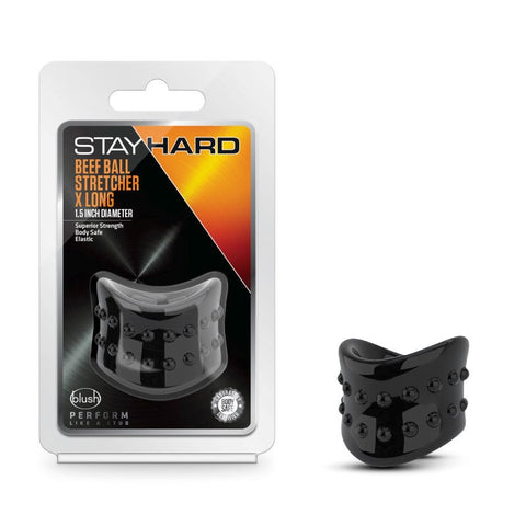 Blush Novelties Stay Hard Beef Ball Stretcher - X Long Edition - Ball and Cock Toys