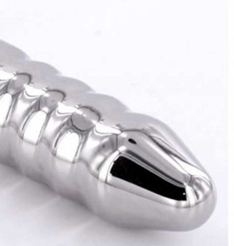 Steel Anal Rammer & T-Bar 4 Rings Handle - Anal Dildos