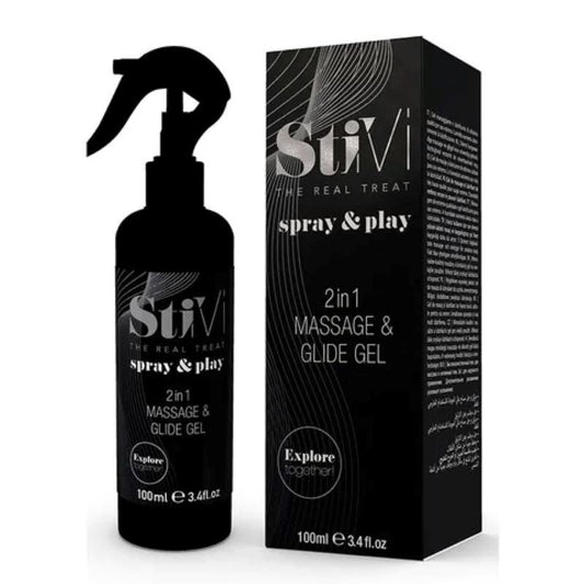 StiVi Luxurious Massage Glide - Enhance Sensations for Play - Water Based Lubes