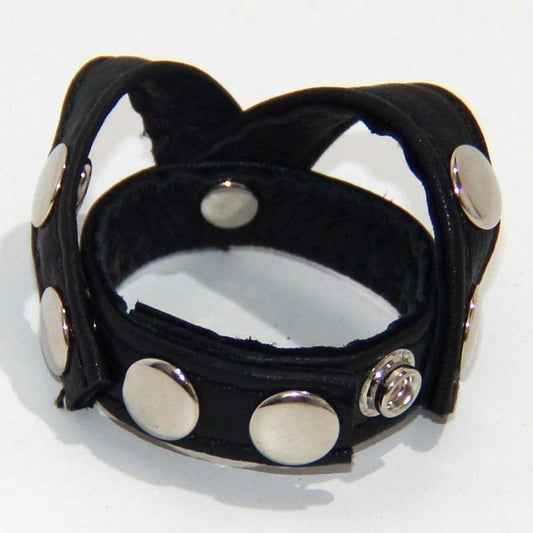 Strict Leather Testicle & Cock Harness - Male Chastity