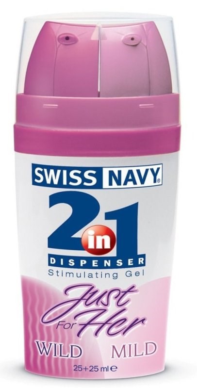 Swiss Navy Just for Her 2-In-1 Stimulating Gel 50ml - Delay and Excite Sprays