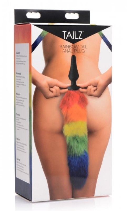 Tailz Rainbow Tail Anal Plug - - Butt Plugs