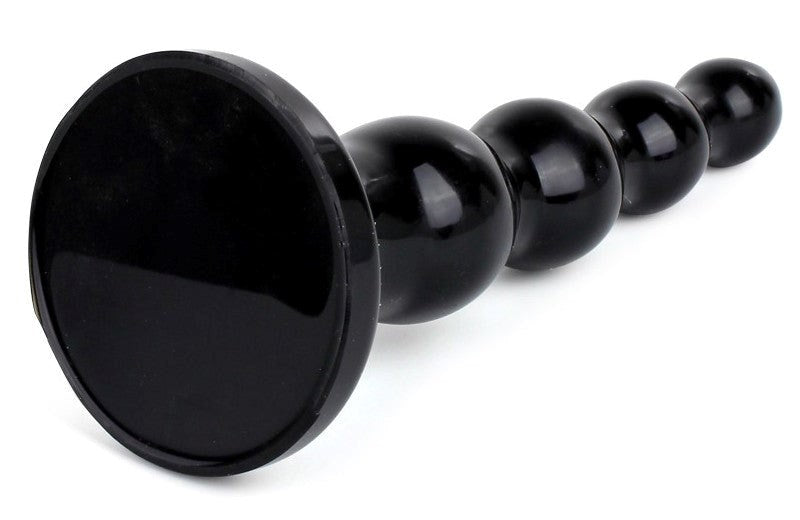 Tantus Ripple Large Black - - Butt Plugs