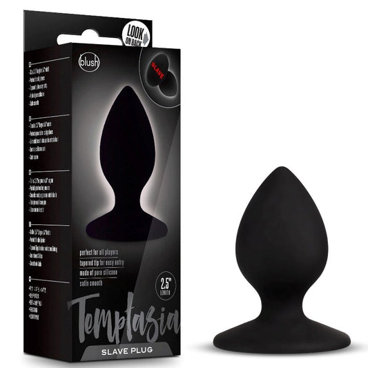 Temptasia Slave Plug Black - Butt Plugs