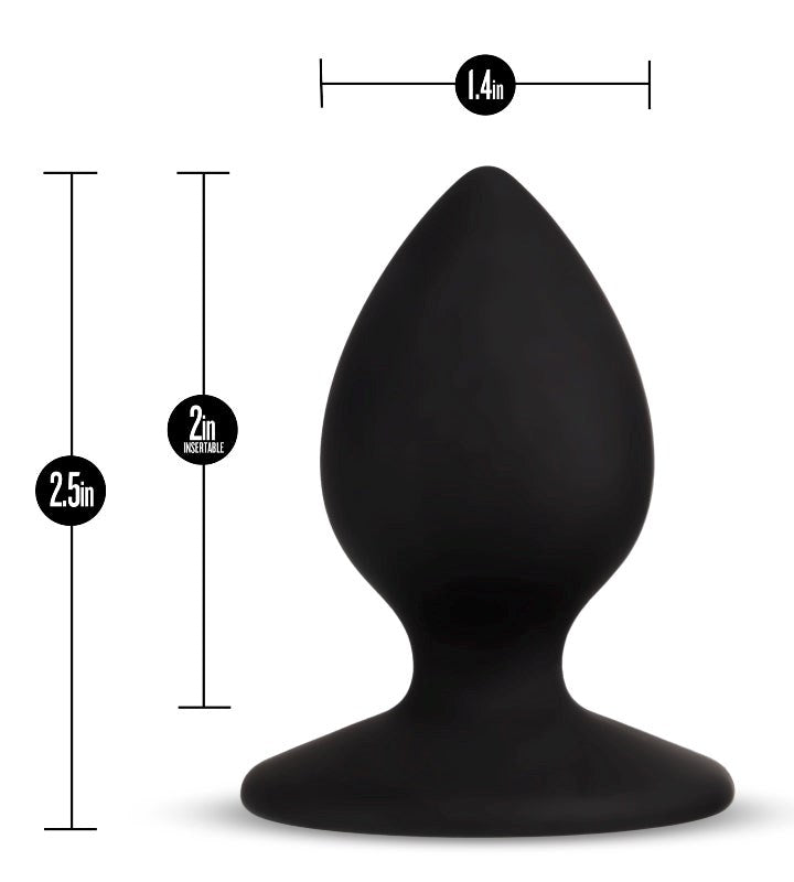 Temptasia Slave Plug Black - - Butt Plugs