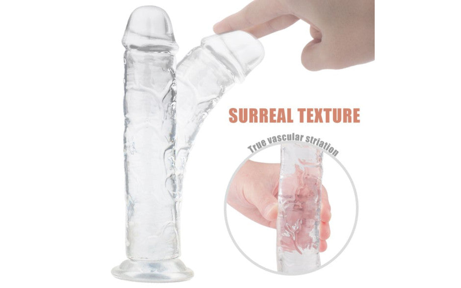 S-Hande Lester Soft Realistic Dong Clear M - - Realistic Dildos