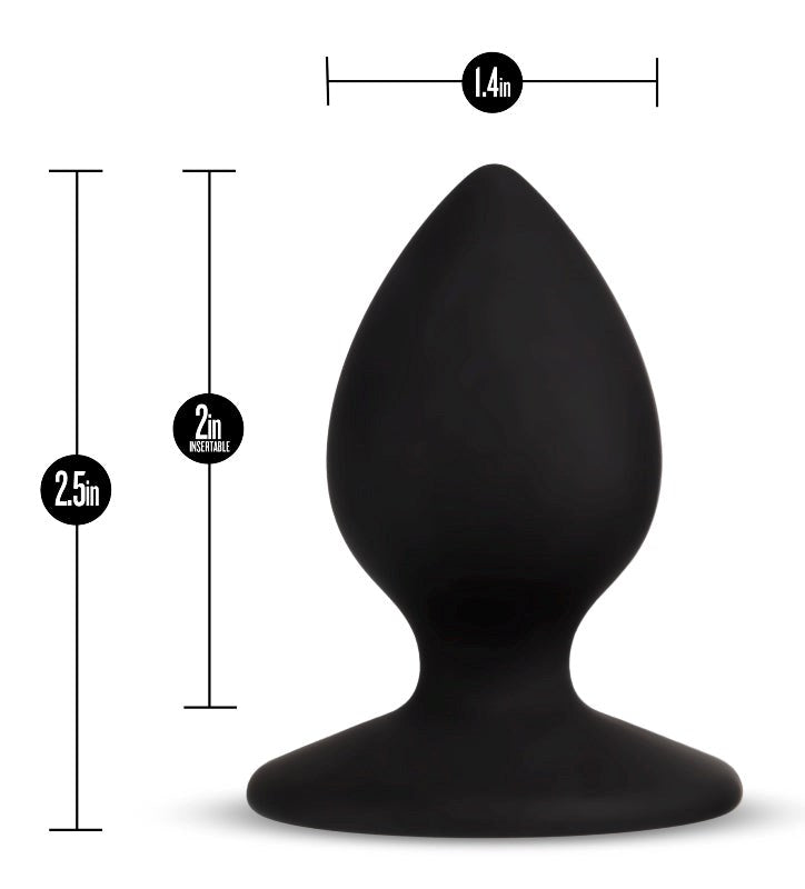 Temptasia Slut Plug Black - - Butt Plugs