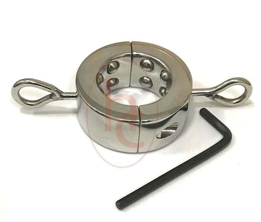 Testicle Stretcher With Matte Nodules - Ball and Cock Toys