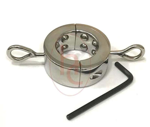 Testicle Stretcher With Matte Nodules - Ball and Cock Toys