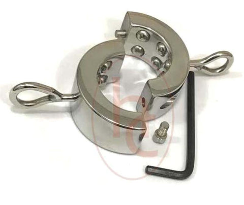 Testicle Stretcher With Matte Nodules - Ball and Cock Toys