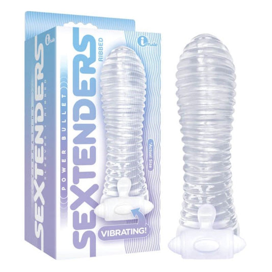 The 9's Vibrating Sextenders - Ribbed - Pumps, Extenders and Sleeves