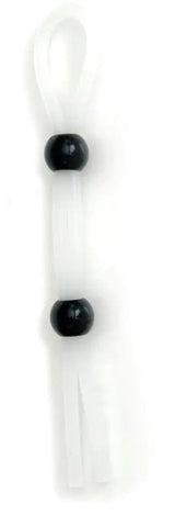 The Brawn Double Silicone Cock Leash - Stretchy Cock Rings