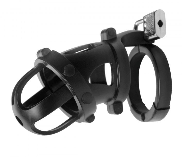 The Chamber Locking Chastity Cage - - Cock Rings