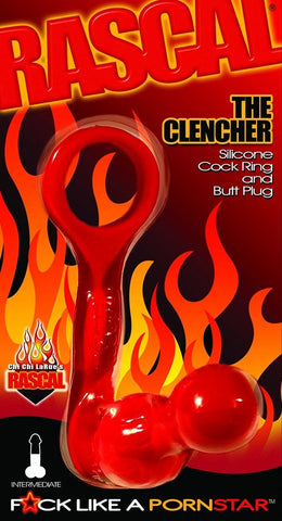The Clencher Red - Stretchy Cock Rings