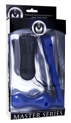 The Spire Quattro Vibrating Cock Ring with Anal Plug - Cock Rings