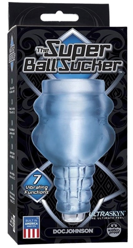 Doc Johnson The Super Ball Sucker Ultraskyn Mens Stroker - Fleshlight Male Masturbators