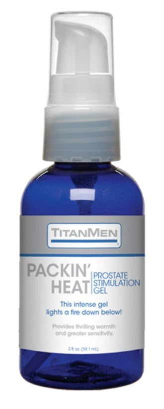 TitanMen Packin Heat Prostate Stimulation Gel - Anal Lubes