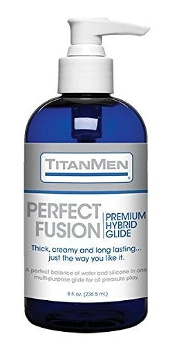 TitanMen Perfect Fusion Premium Hybrid Glide 8 oz - Lubricants and Lotions