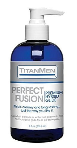 TitanMen Perfect Fusion Premium Hybrid Glide 8 oz - Lubricants and Lotions