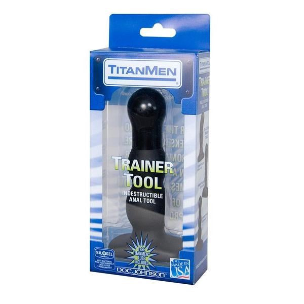 TitanMen Tools Trainer Tool #3, Round Ripple Plug - - Butt Plugs