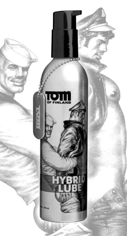 Tom of Finland Hybrid Lube 8oz - Default Title - Water Based Lubes