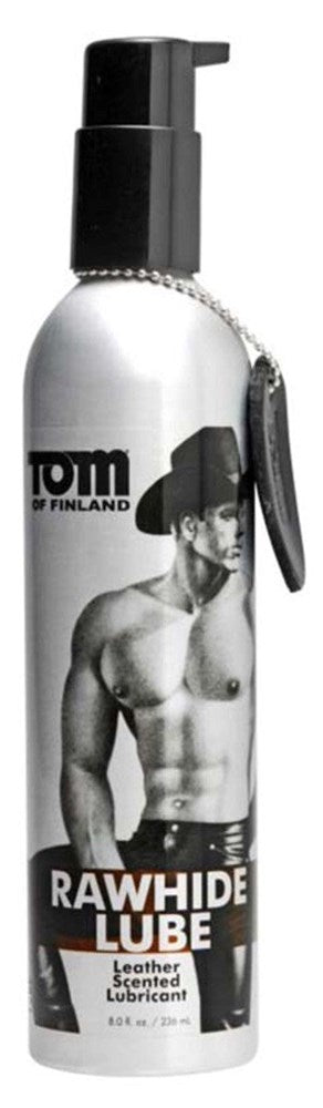 Tom of Finland Rawhide Leather Scented Lube - Delay and Excite Sprays