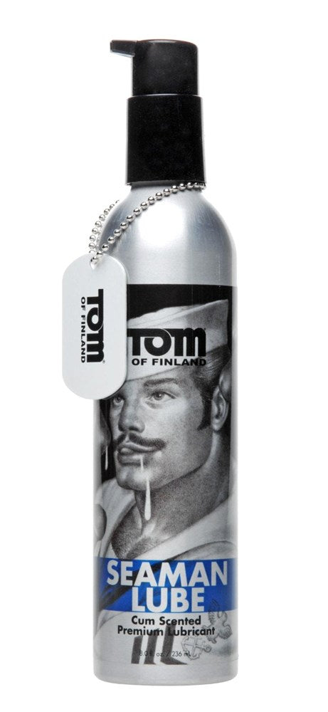 Tom of Finland Seaman Cum Scented Premium 8oz Lubricant - Default Title - Water Based Lubes