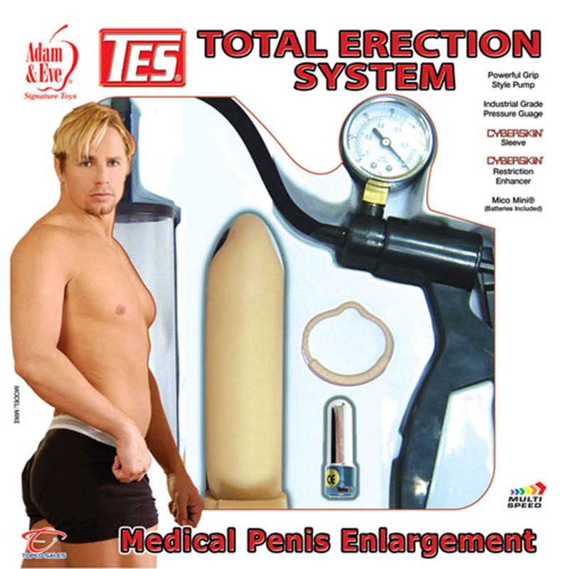 Total Erection System Penis Pump - Pumps, Extenders and Sleeves