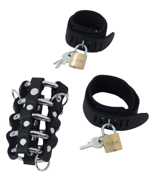 Triple Cock Chastity Combo Set - Male Chastity