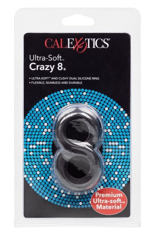 CalExotics Alpha Ultra-Soft Crazy 8 Mens Cock Ring - Stretchy Cock Rings