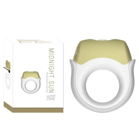 UltraZone Midnight Sun Vibrating Silicone Cock Ring - Cock Rings