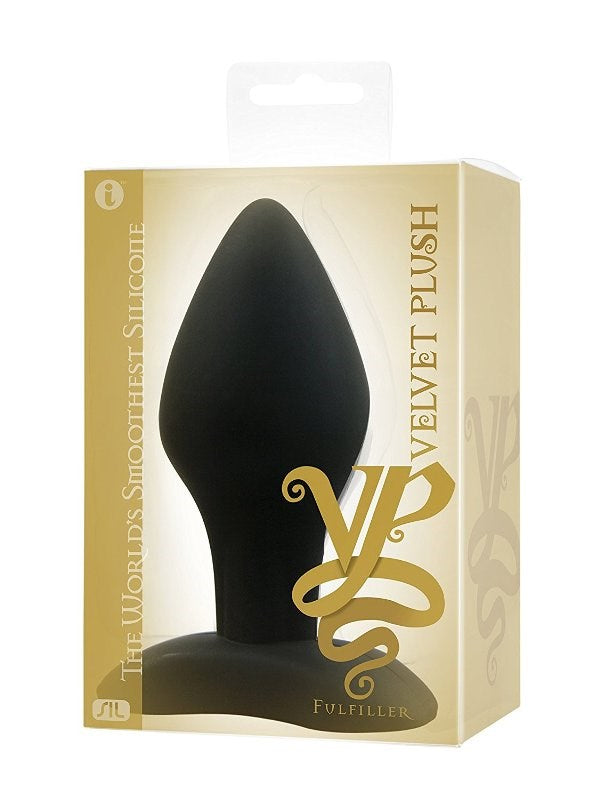 Velvet Plush Silicone Fulfiller - - Butt Plugs