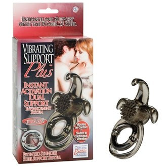 CalExotics Instant Activation Dual Support System Cock Ring - Cock Rings