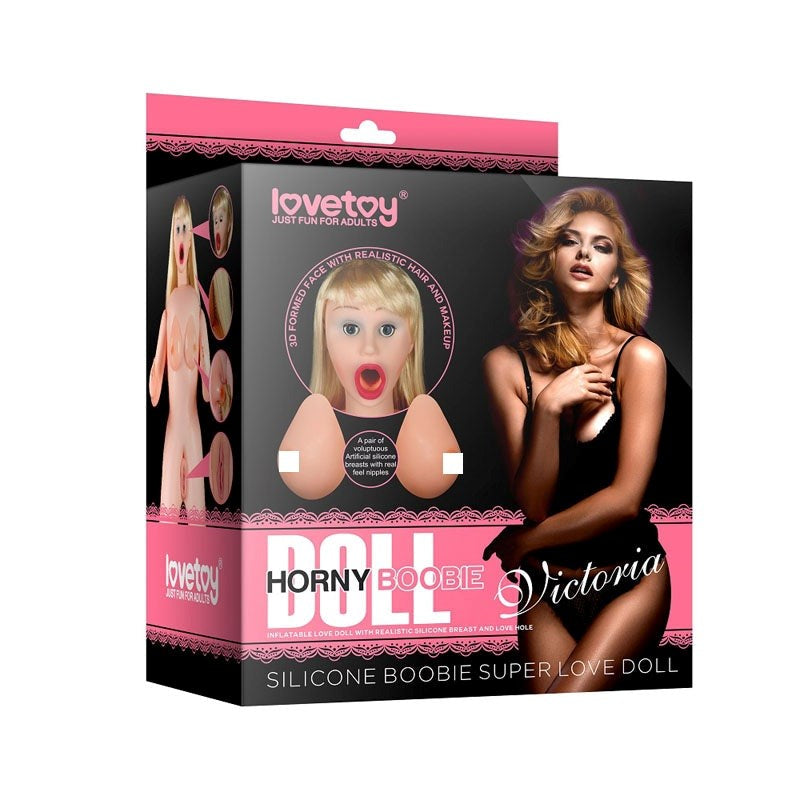 Victoria Horny Blonde Boobie Doll - - Love Dolls