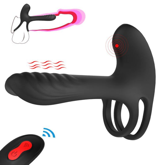 S-Hande Frank Remote Control Vibrating Penis Shaft - Sex Toys For Couples