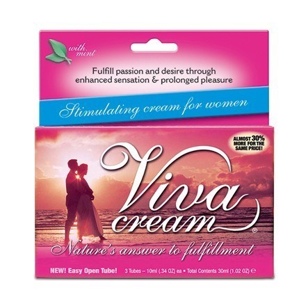 Viva Cream 10ml 3 Pack - Delay and Excite Sprays