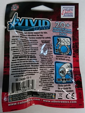 Vivid Raw Power Ring - Stretchy Cock Rings