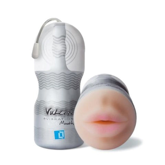 Vulcan Love Skin Masturbator Ripe Mouth + Vibe - Masturbators and Strokers