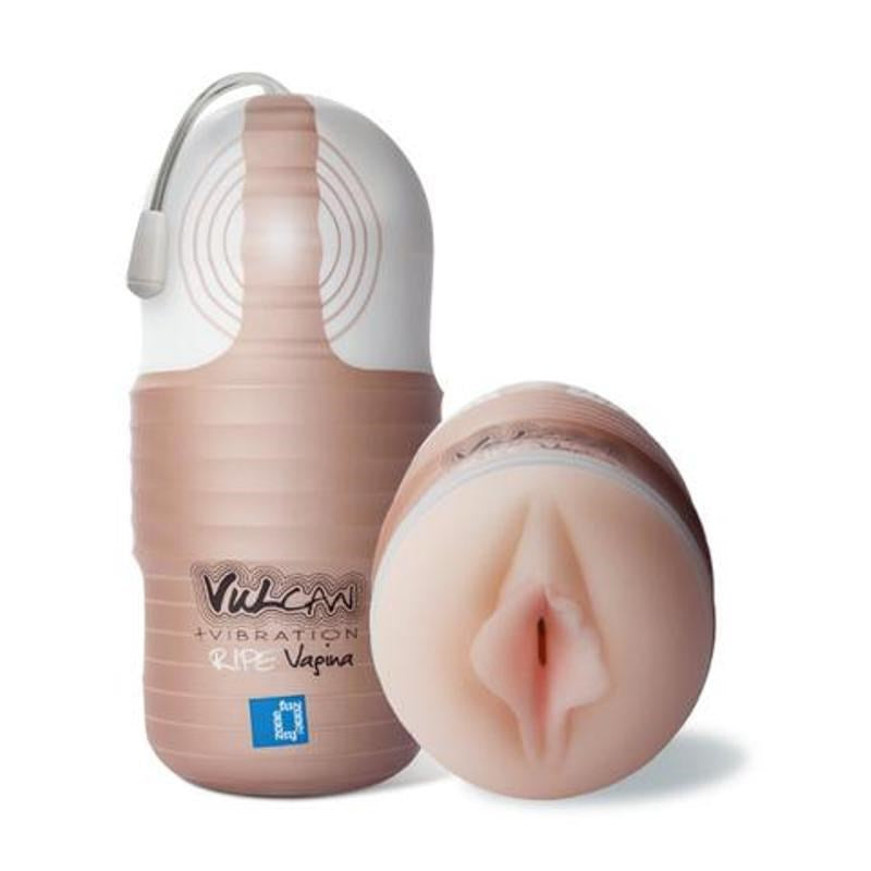 Vulcan Love Skin Masturbator Ripe Vagina + Vibe - - Masturbators and Strokers