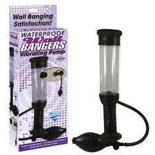 Pipedream Waterproof Wall Bangers Vibrating Penis Pump - Pumps, Extenders and Sleeves