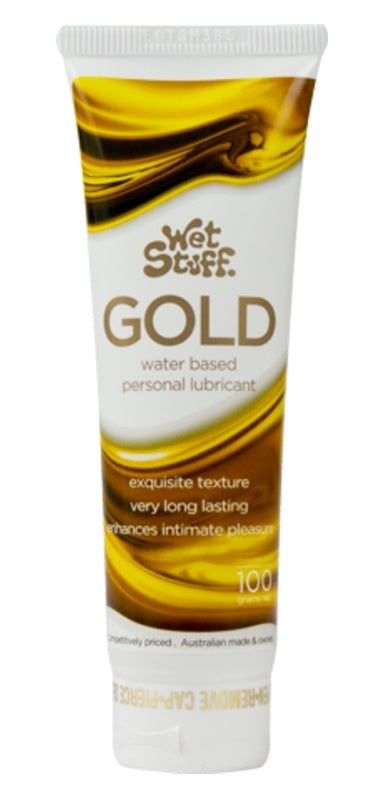 Wet Stuff Gold 100g Tube - - Water Based Lubes