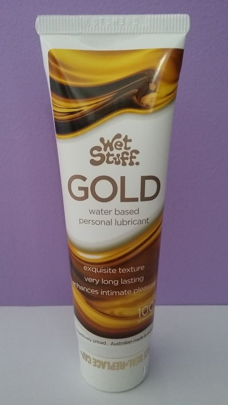 Wet Stuff Gold 100g Tube - - Water Based Lubes