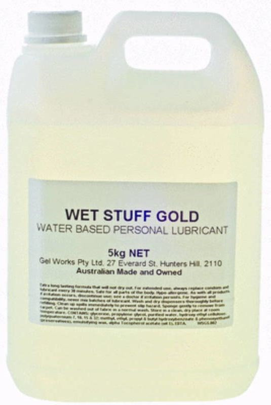 Wet Stuff Gold 5kg - - Water Based Lubes