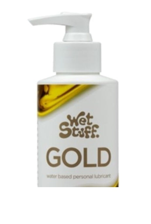 Wet Stuff Gold Lubricant Pump Top - - Water Based Lubes