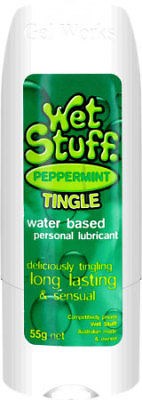 Gel Works' Wet Stuff Peppermint Pleasure Enhancer - Water Based Lubes