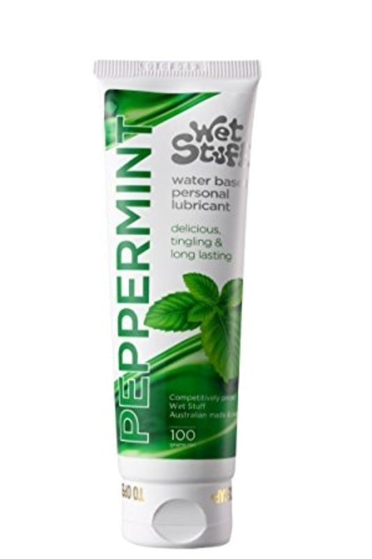 Wet Stuff Peppermint Lubricant - - Water Based Lubes